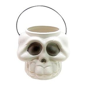 579/70 CABECA DE ESQUELETO KIDS BRANCO