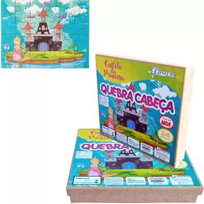 2003 QUEBRA CABECA C/24PCS CASTELO DA PRINCESA MDF