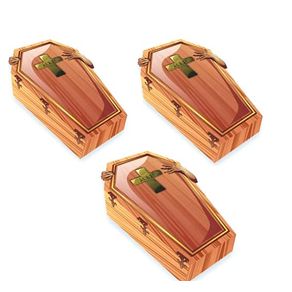 1029 ENFEITE CAIXAO P/MESA C/04 15X12CM