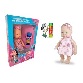 1139 BONECA NICINHA C/BOLHA DE SABAO
