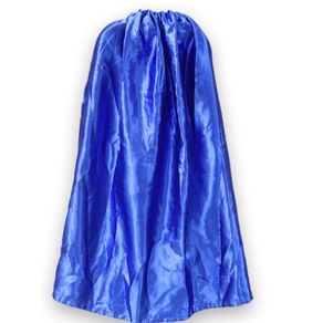 CAPA DE CETIM LISO INFANTIL AZUL