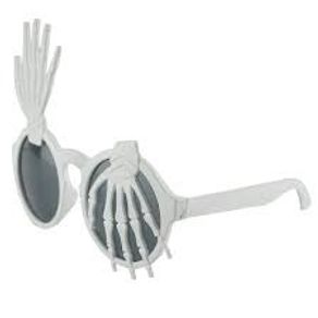 OCULOS PLASTICO MAO ESQUELETO