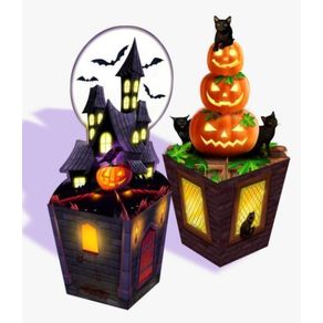 1289 ENFEITE P/MESA HALLOWEEN C/2