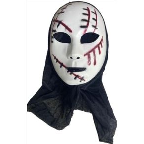 900250 MASCARA PLASTICA HALLOWEEN C/ CAPUZ
