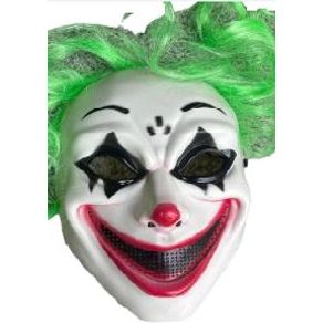 900260 MASCARA PLASTICA PALHACO HALLOWEEN