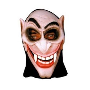711 MASCARA LATEX C/CAPUZ VAMPIRO SARCASTICO