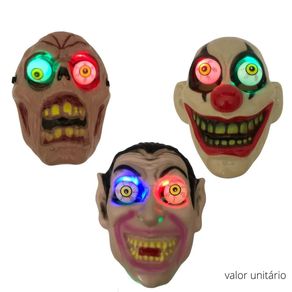 LU3938 MASCARA PLASTICO C/OLHO LED