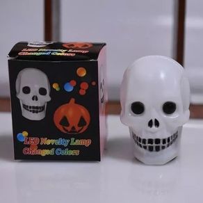 VEL-CRA-1 ENFEITE LED HALLOWEEN CRANIO TAM. 7CM