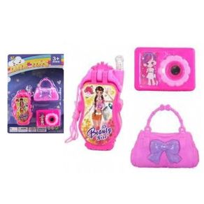 TK-AB5160 BRINQUEDO CONJUNTO CAMERA/CELULAR/BOLSA