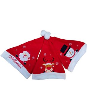 900098 GORRO PAPAI NOEL DECORADO
