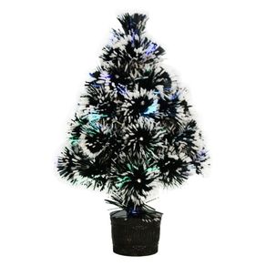 860406 ARVORE MESCLADA FIBRA OTICA QUEBEC C/LUZ 45CM 30GLHS