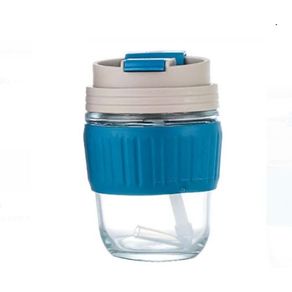 UCO114 COPO DE VIDRO C/TAMPA DE PLASTICO 350ML