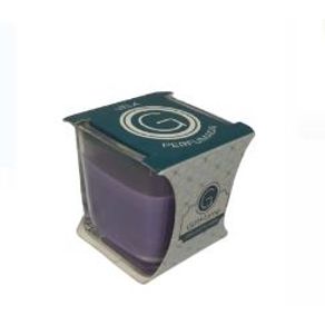 VEL-191 VELA AROMATIZANTE PARAFINA C/SUP.VIDRO 5CM