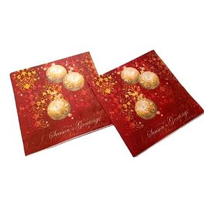 31256A GUARDANAPO PAPEL BOLA NATAL FOLHA DUPLA