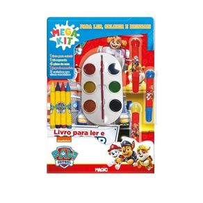LIVRO MEGA KIT PARA LER, COLORIR E BRINCAR - PATRULHA CANINA