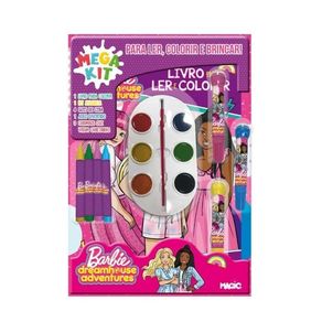 LIVRO MEGA KIT PARA LER, COLORIR E BRINCAR - BARBIE