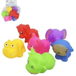 TK-AB4934 BRINQUEDO ANIMAL DE PLASTICO C/6