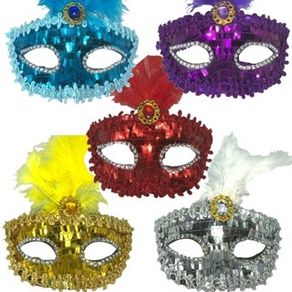 904233 MASCARA LUXO C/PENAS