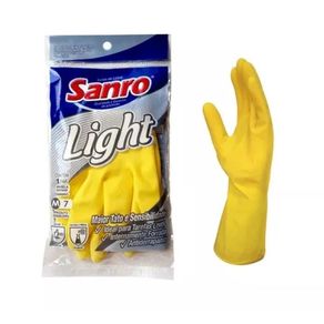 282970402 LUVA LATEX LIGTH AMARELA M