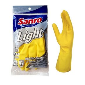 283970402 LUVA LATEX LIGTH AMARELA G