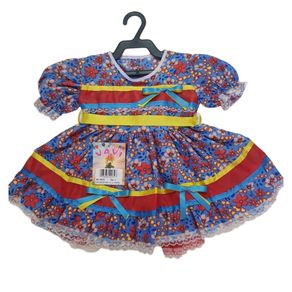 00126 VESTIDO JUNINO BEBE M (ESTAMPAS SORTIDAS)