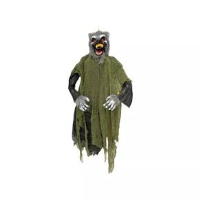 909416 BONECO DECORATIVO LOBISOMEM C/ LUZ E SOM 150CM