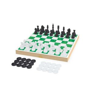 714 JOGO XADREZ E DAMAS ESCOLAR 714 JOGO XADREZ E DAMAS ESCOLAR