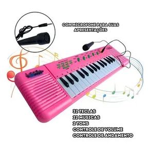 TK-AB4803 BRINQUEDO TECLADO MUSICAL DE PLASTICO
