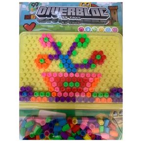 SUPER-22010 BRINQUEDO EM PLÁSTICO EDUCATIVO MINI BLOCOS