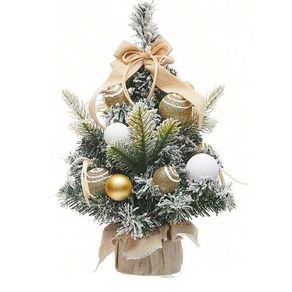 910636 MINI ARVORE NEVADA LUXO DECORADA  40CM