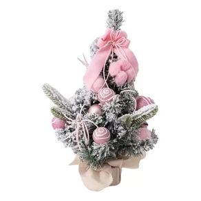 910635 MINI ARVORE NEVADA LUXO DECORADA  50CM