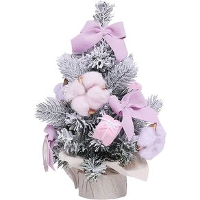 910638 MINI ARVORE NEVADA LUXO DECORADA  40CM