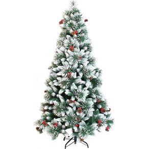 909844 ARVORE FLOCO DE NEVE HAMILTON 120CM C/200 GALHOS