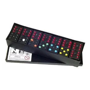 0001 DOMINO PLASTICO COLORIDO