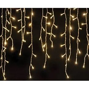 29904 CASCATA 300LEDS WARM 8 FUNCOES