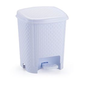 LR1990 LIXEIRA RATTAN 6 L - BRANCA LR1990 LIXEIRA RATTAN 6 L - BRANCA