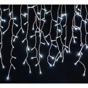 29901 CASCATA 300LEDS BRANCO 8 FUNCOES