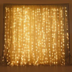 504 CORTINA C/500 LEDS MORNO 8FUNCOES FIO BRANCO 110V