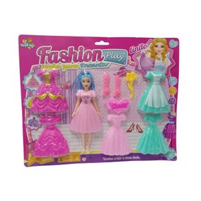 TK-AB5599 BRINQUEDO BONECA DE PLASTICO C/ ACESSORIOS