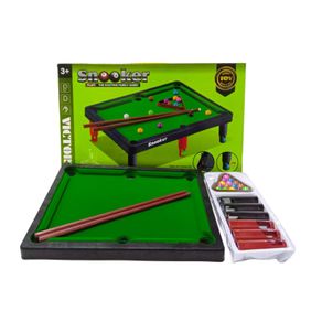 TK-AB7530 CONJUNTO MINI SINUCA DE PLASTICO C/ACESSORIOS