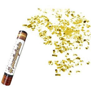 PAF007 LANÇA CONFETE METALIZADO ECO 30 CM DOURADO PAF007 LANÇA CONFETE METALIZADO ECO 30 CM DOURADO