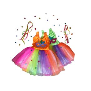 016 FANTASIA INFANTIL ARCO IRIS CARNAVAL TAM GG