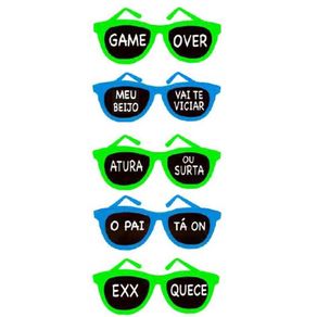 OCULOS NEW WAVE COLOR C/ FRASES