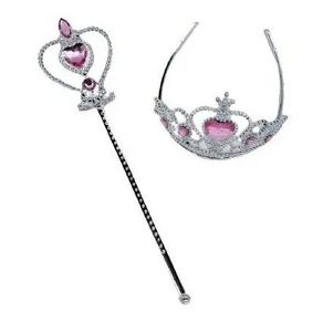 915177 KIT TIARA C/ VARINHA PRINCESA