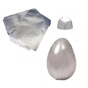 221004 ALUMINIO PRATA PARA OVO DE PASCOA 350G 32X22CM C/50