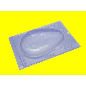200739 FORMA SILICONE OVO LISTRADO 500G C/3 PARTES