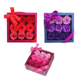 ASH-82.0229 ENFEITE DE FLOR DE SABONETE (9 FLORES)