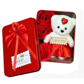 ASH-82.0226 LATA COM FLOR E URSO QUADRADO