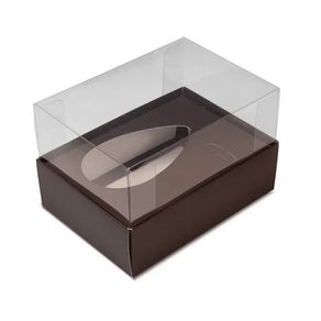 P0385 CAIXA OVO DE COLHER 100G MARROM C/05