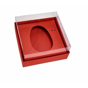 P0388 CAIXA OVO DE COLHER 150/200G VERMELHO C/05